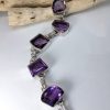 Amethyst Bracelet, Adjustable