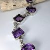 Amethyst Bracelet, Adjustable
