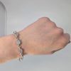 Moonstone Bracelet, Adjustable moon-b-002