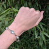 Blue Topaz & Freshwater Pearl Bracelet