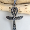 Egyptian Ankh with Isis & Hieroglyphics Pendant ankh-p-106